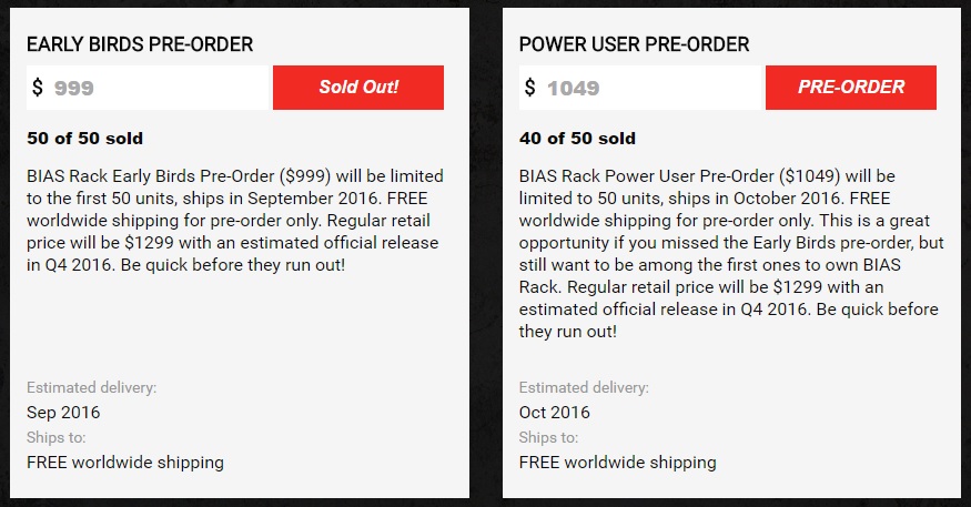 BIAS Rack Banner4 Price - Bias Rack محصول جدید کمپانی Positive Grid