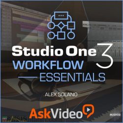 Ask Video Studio One 104 Workflow Essentials TUTORiAL 250x250 - سبد خرید