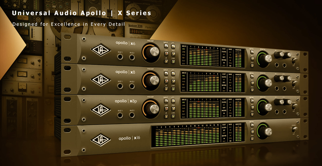 2 Universal Audio Apollo X Series Content 1 - کارت صدا های جدید یونیورسال اودیو سری Apollo x
